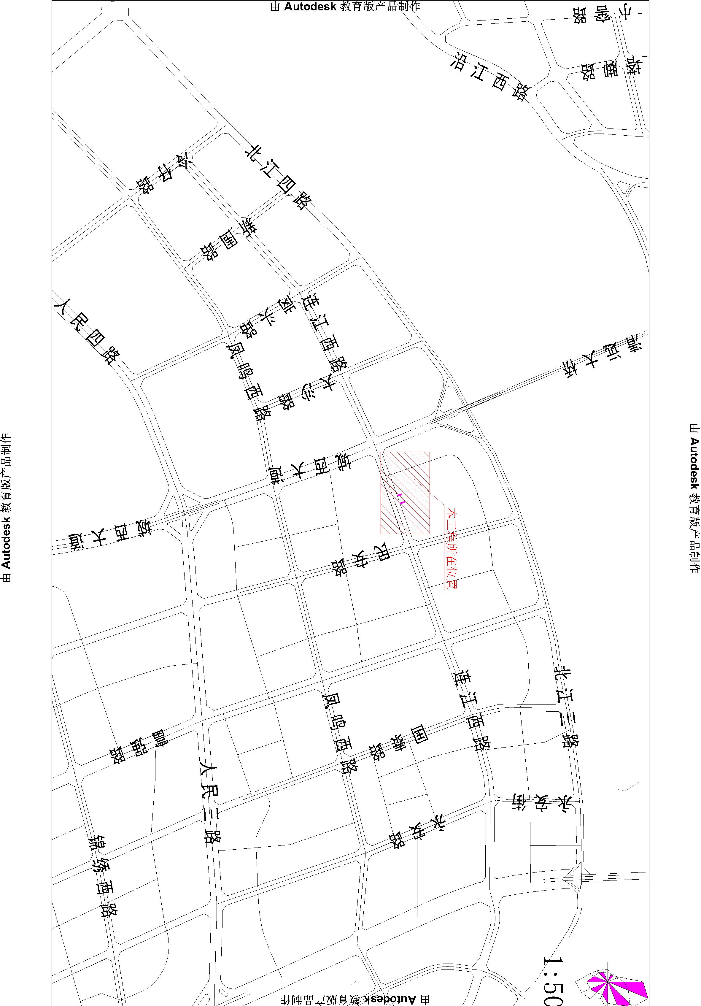 2020.5.21-38清遠(yuǎn)市連江西路（民安路--城西大道）市政報建-布局1.jpg