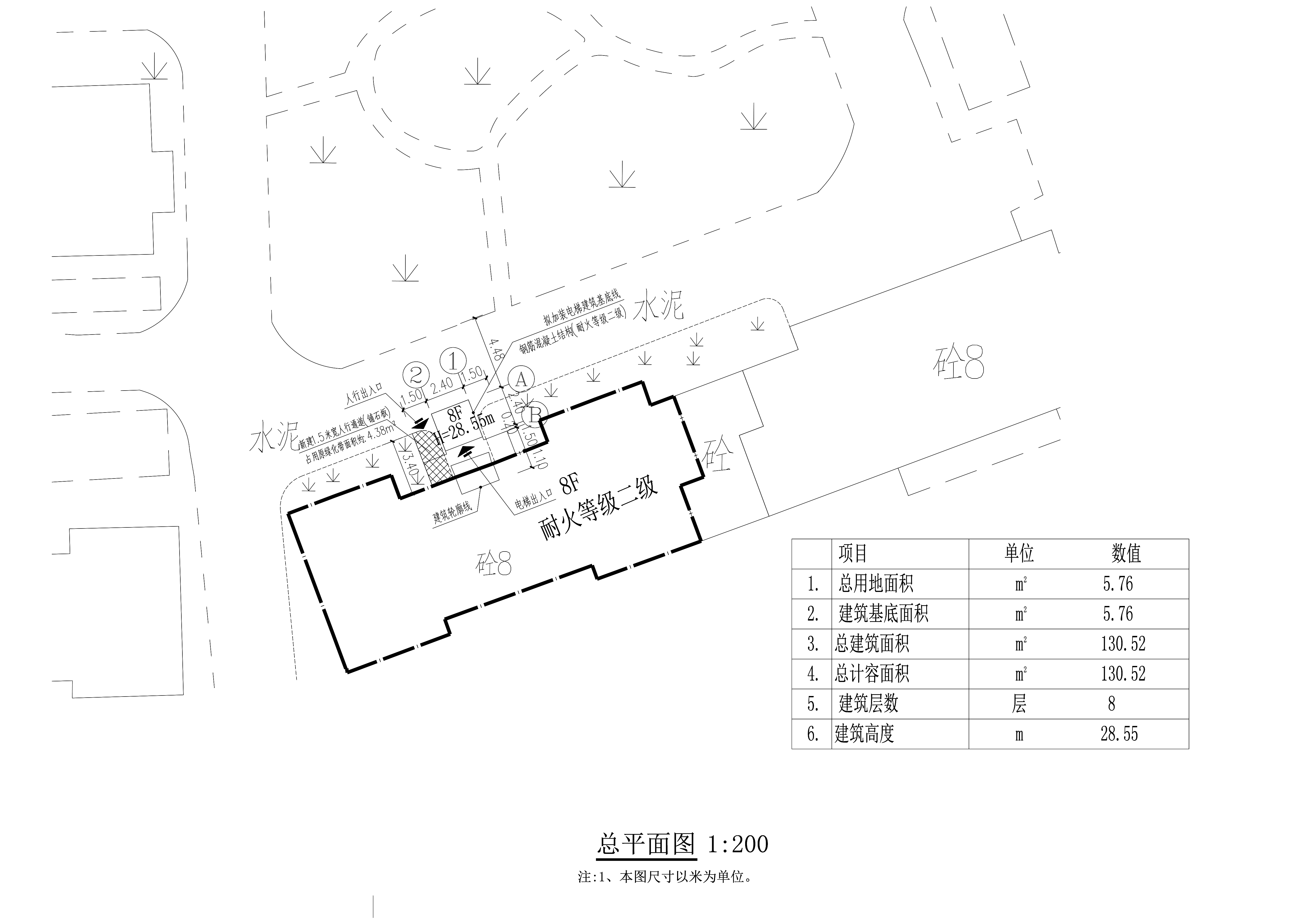 清遠市新城電信局宿舍第4幢加裝電梯建筑總平面圖.jpg