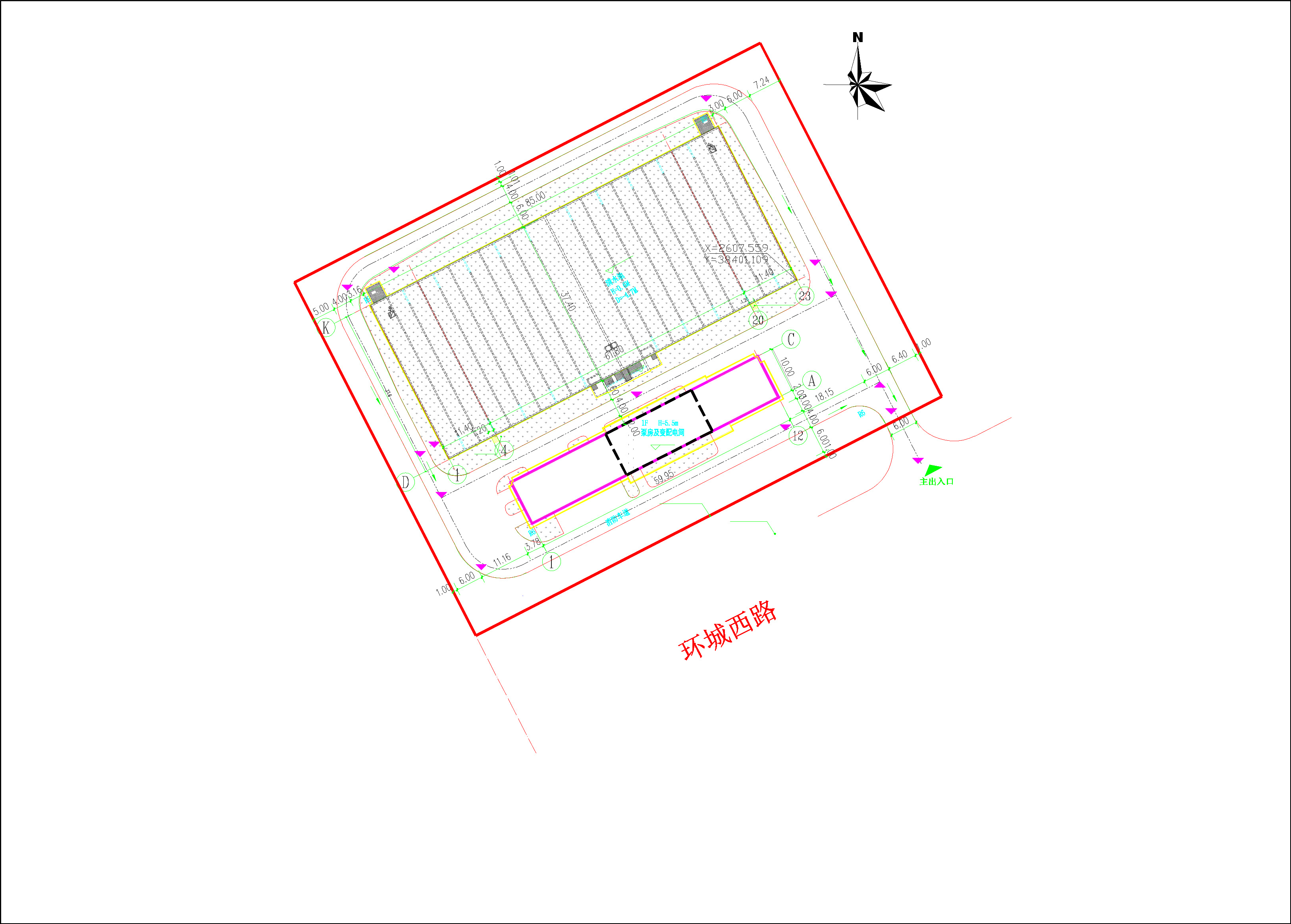 02泵站建筑總圖與單體平立剖（道路擴(kuò)大版）_t3-西挪2米-Model.jpg