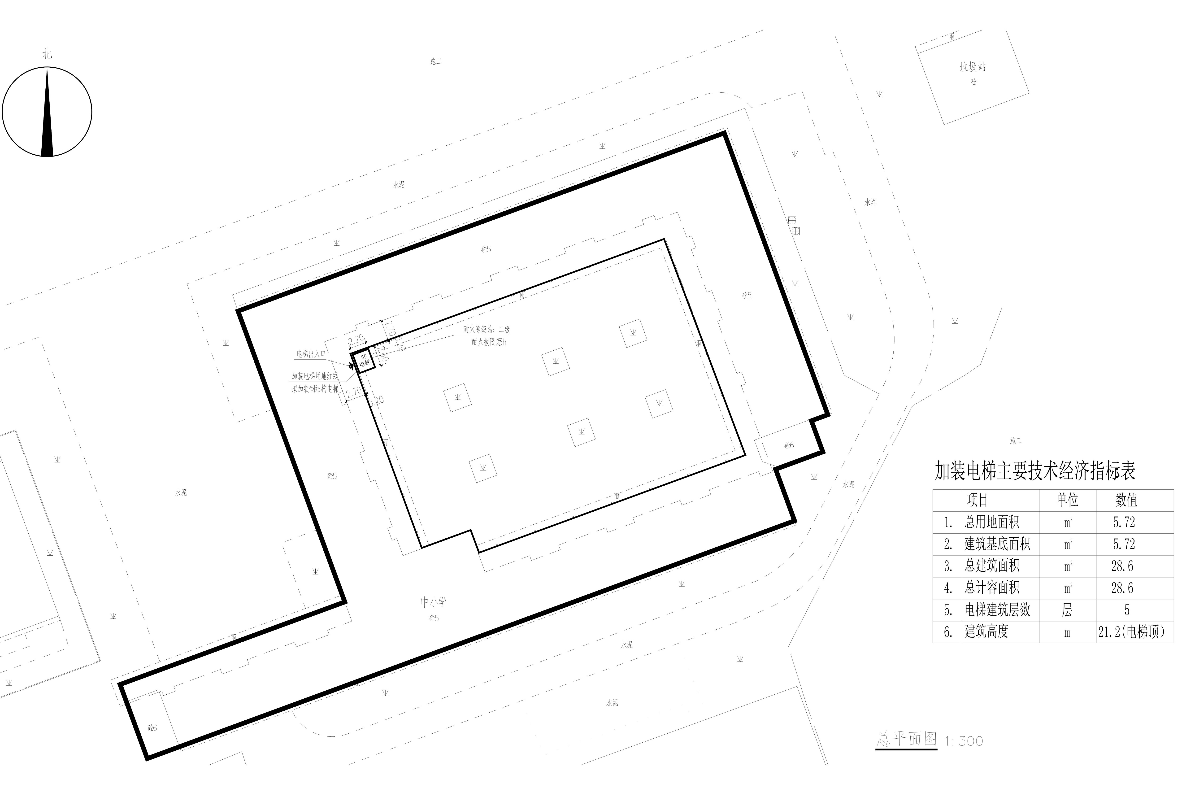 總平面。鳳翔山湖北區(qū)學(xué)校教學(xué)樓加裝電梯_t3-Model_1.jpg