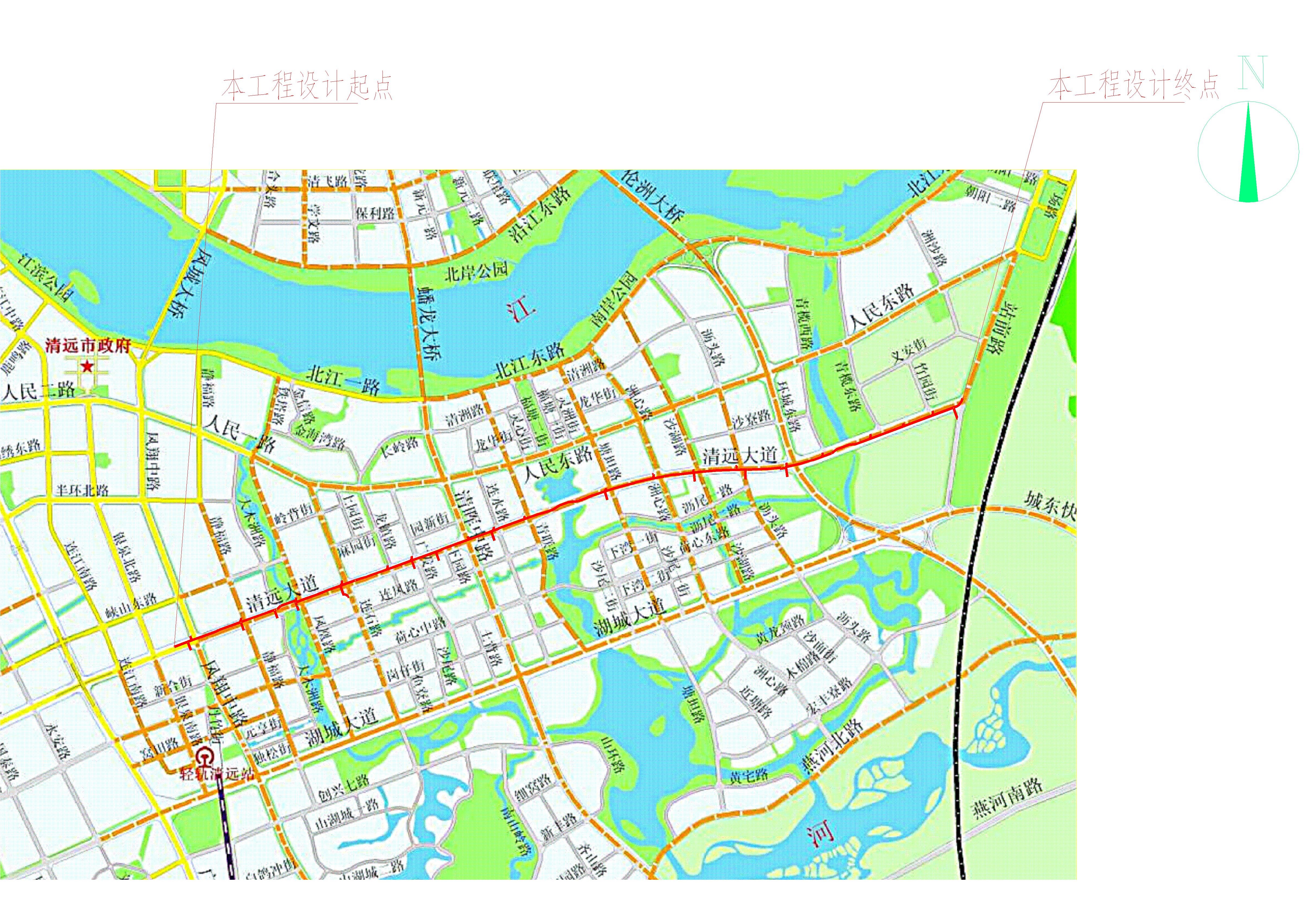 20240311（報建圖）清遠(yuǎn)市清遠(yuǎn)大道（連石路-站前東路）燃?xì)夤艿拦こ?2)(1)-燃?xì)?jpg