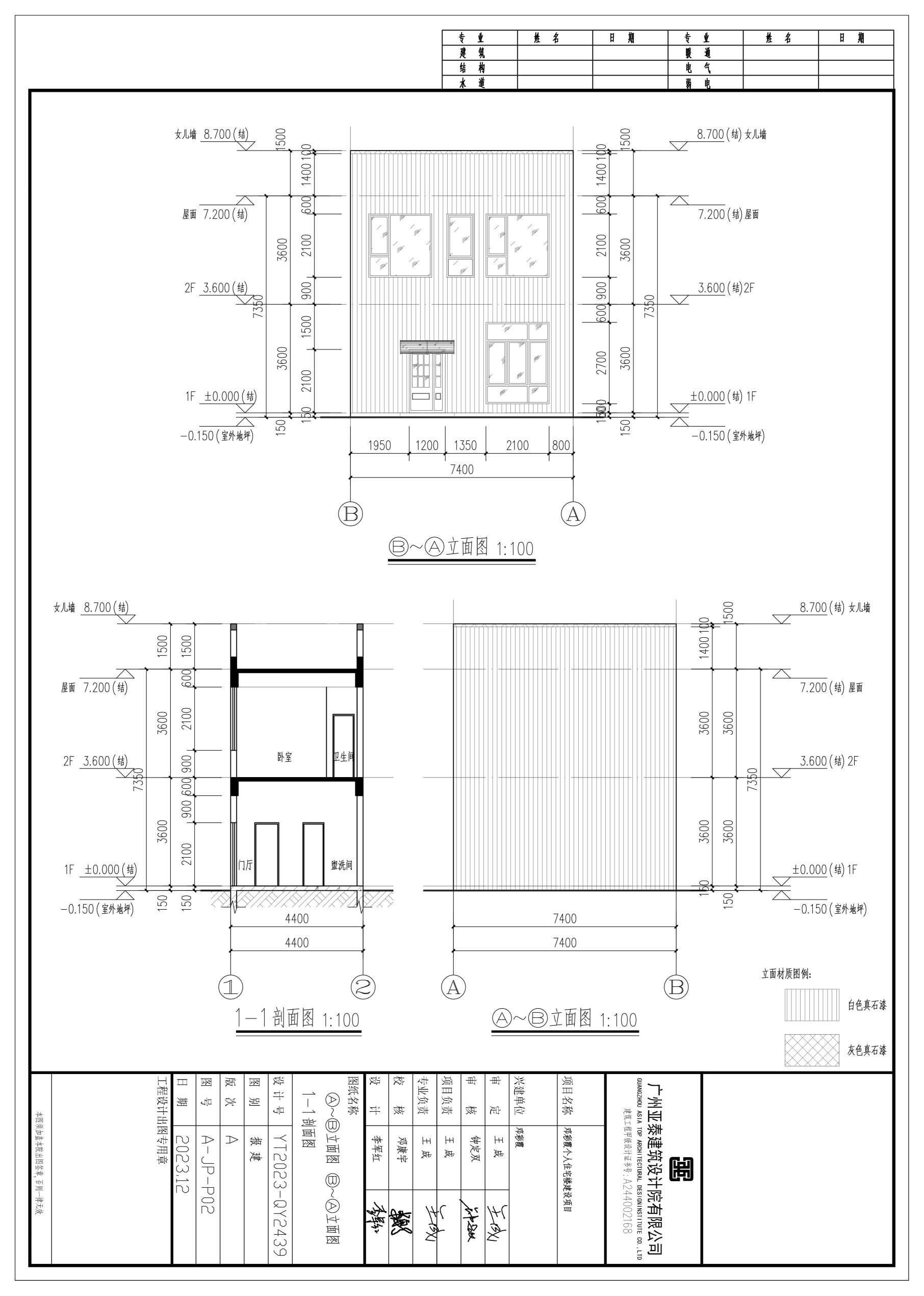 鄧彩霞個人住宅樓建設(shè)項(xiàng)目_A~B立面圖 B~A立面圖 1-1剖面圖.jpg